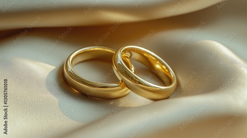 Gold round earrings with a diamond center, gently arranged on a fine silk cloth with a warm glow. Gold round earrings with a diamond center, gently arranged on a fine silk cloth with a warm glow.