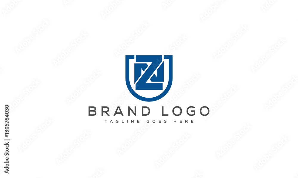 letter NZ logo design vector template design for brand. letter NZ logo design vector template design for brand.