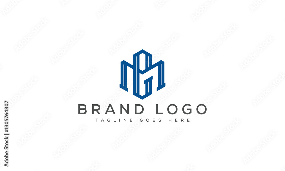 letter MG logo design vector template design for brand. letter MG logo design vector template design for brand.