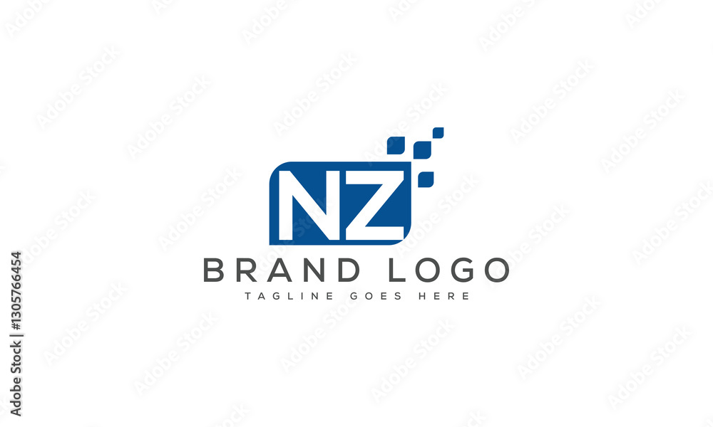 letter NZ logo design vector template design for brand. letter NZ logo design vector template design for brand.