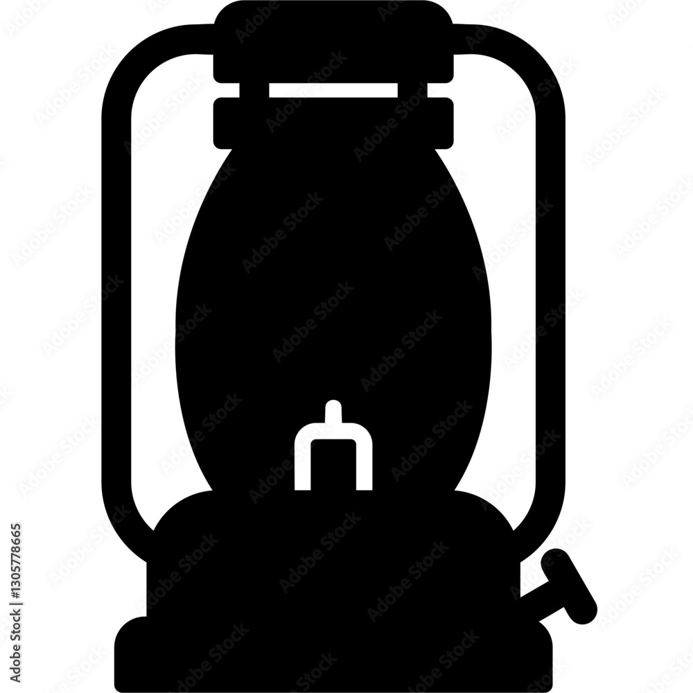 Obraz premium Gas Lamp Icon