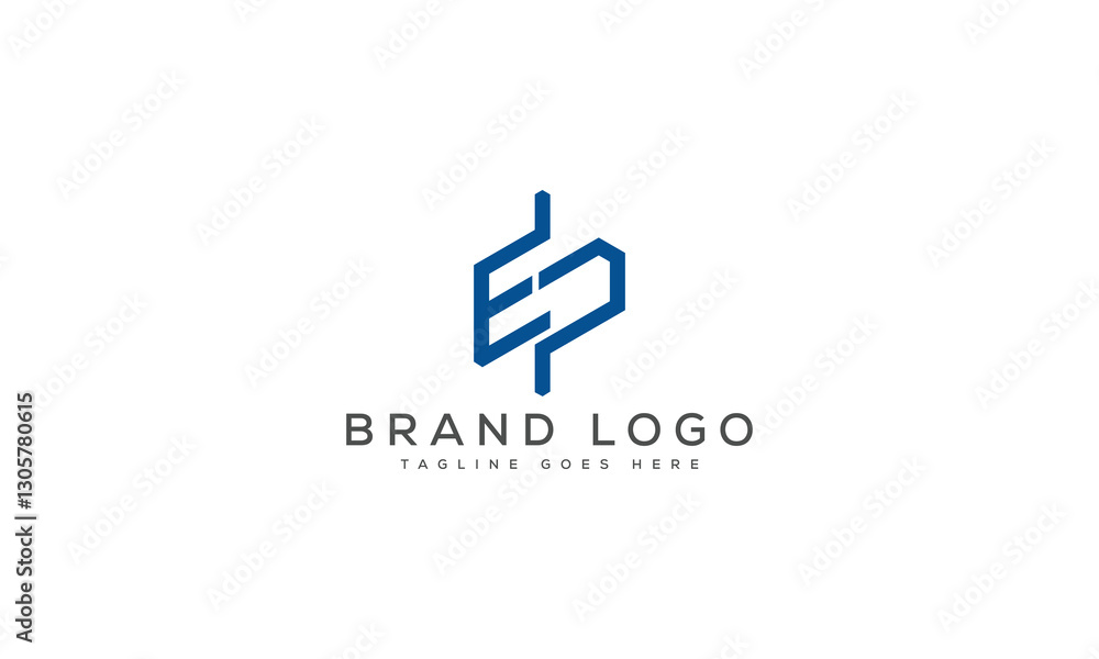 letter EP logo design vector template design for brand. letter EP logo design vector template design for brand.