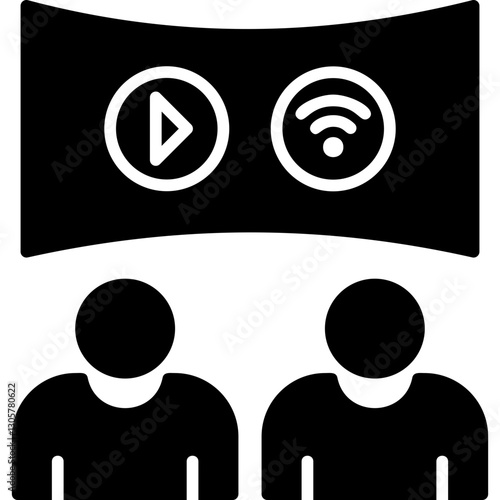 Live Streaming Icon