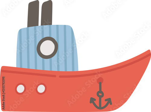 Cartoon Ship Vessel