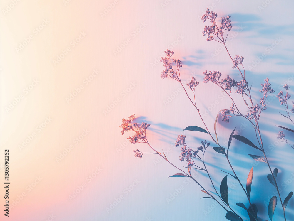 Pastel Gradient Background with Modern Clean Typography: Perfect for Minimalist Designs, Websites,  