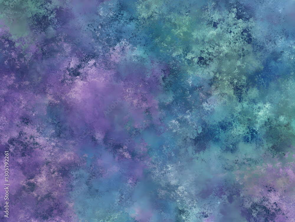 Fototapeta premium Abstract Purple Blue Teal Grunge Texture Background