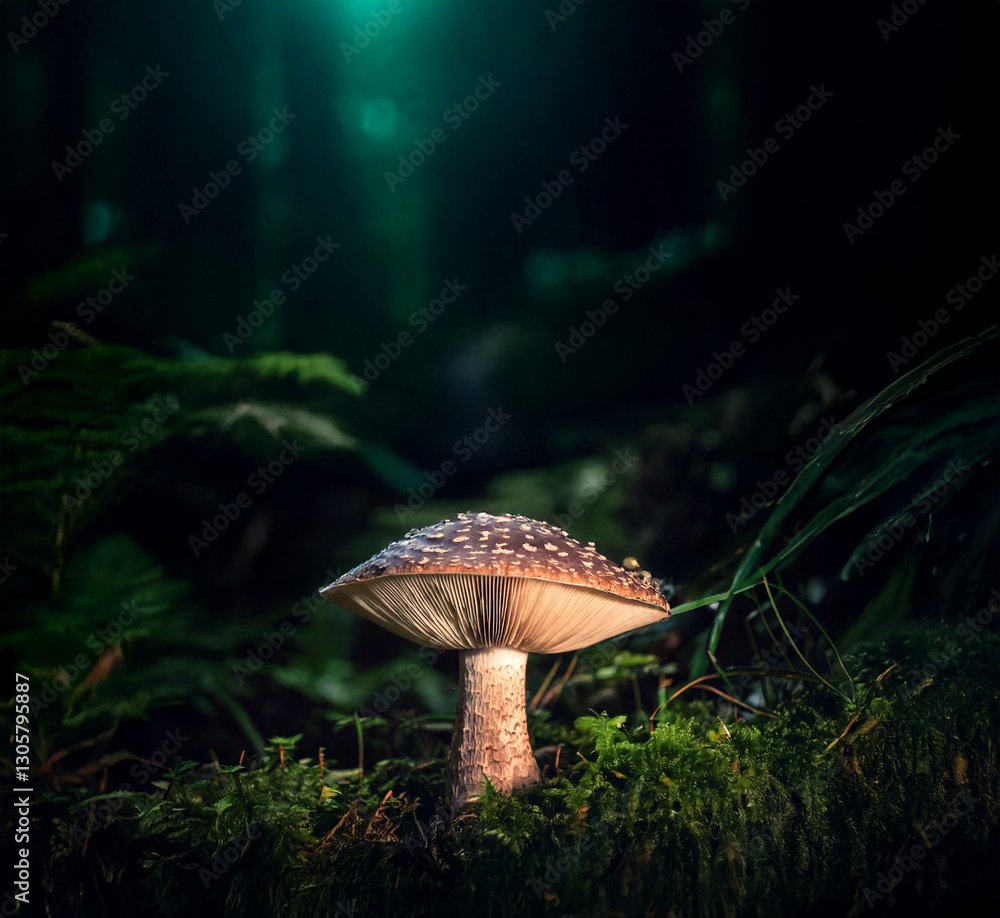 Fototapeta premium mushroom in the forest