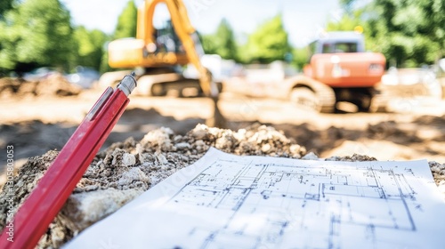 Wallpaper Mural Construction project phasing plan pinned to a worksite bulletin board. Torontodigital.ca