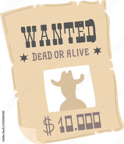 Wanted Vintage Advertisement Sheet