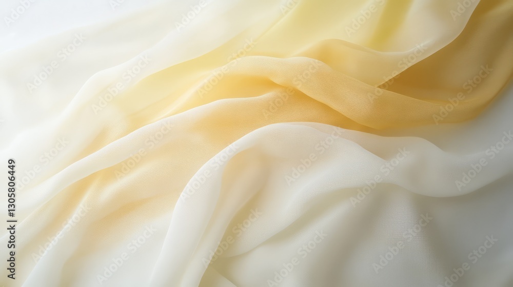 Fototapeta premium Soft pale yellow and ivory gradient, delicate and light with subtle flowing transitions
