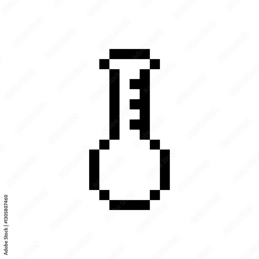 glass chemical retro pixel art