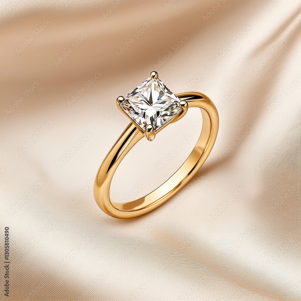 A realistic solitaire diamond ring A realistic solitaire diamond ring