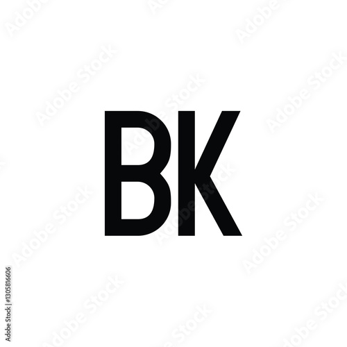 Free Download BK monogram logo design letter text name symbol monochrome logotype alphabet character simple logo - GFXLoad