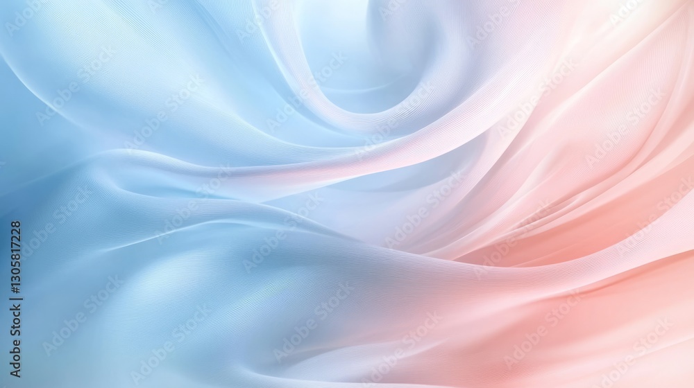 Soft pastel sky blue and pale pink swirls, delicate and smooth with flowing transitions Soft pastel sky blue and pale pink swirls, delicate and smooth with flowing transitions