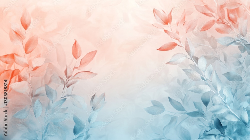 Soft peach and pale blue gradient, light and airy with seamless blending Soft peach and pale blue gradient, light and airy with seamless blending