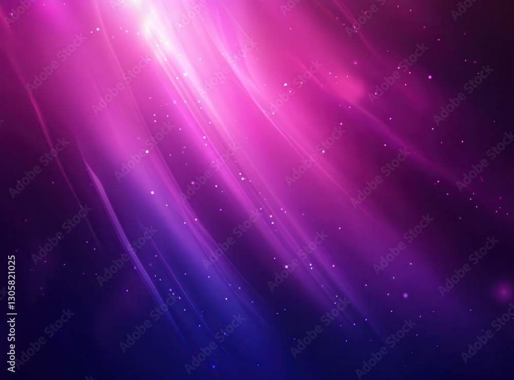 Obraz premium Ethereal Abstract Background with Pink and Purple Hues and Glittering Stars Enhancing a Dreamy Cosmic Atmosphere for Use in Digital Art Projects