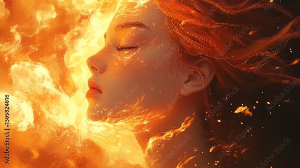 Warm copper and amber clouds, glowing and rich with fluid transitions Warm copper and amber clouds, glowing and rich with fluid transitions
