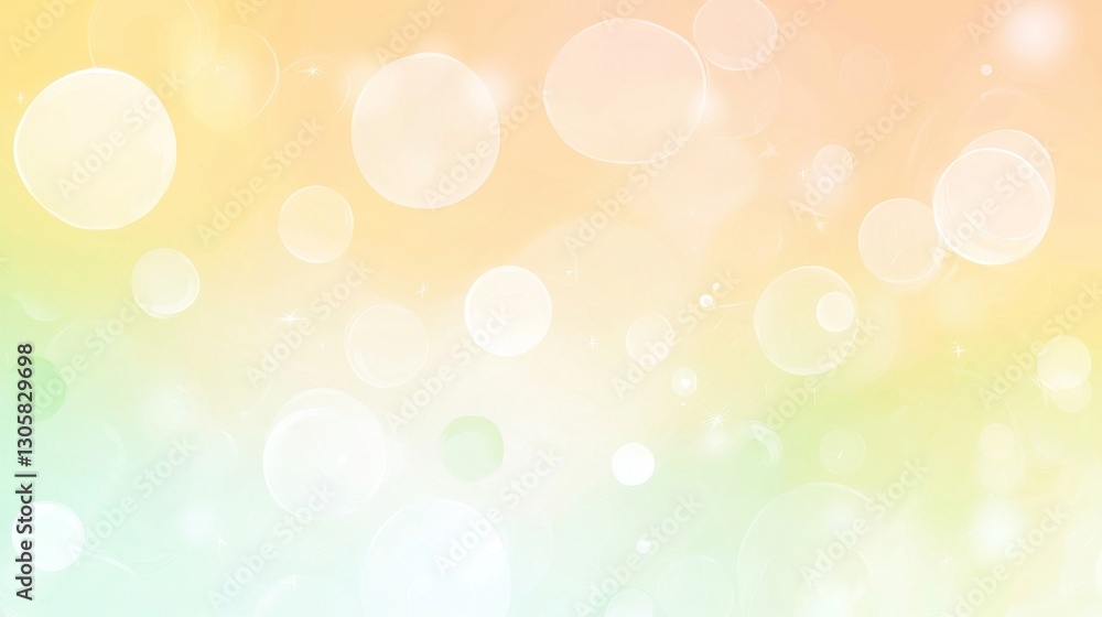 Delicate Pastel Circles Background Design Delicate Pastel Circles Background Design