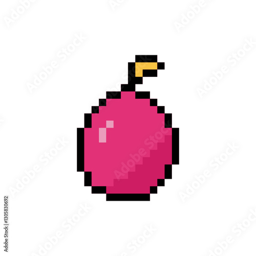 autumn apple pixel art for your needs