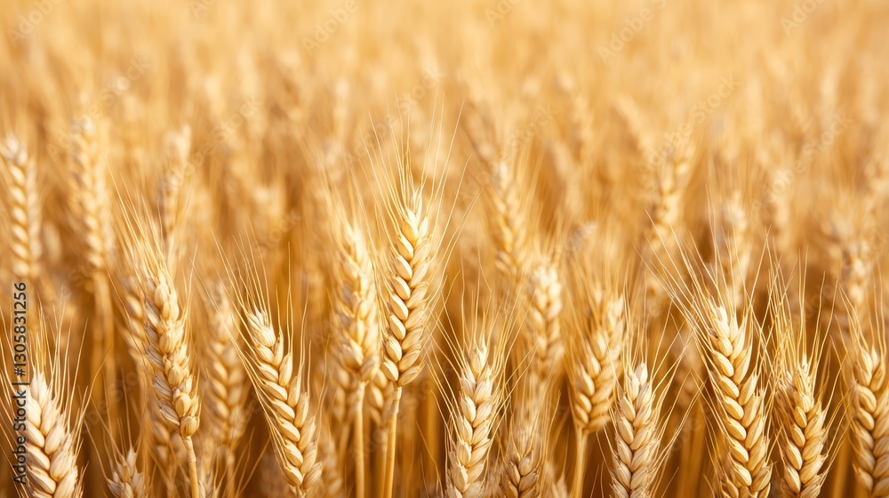 Fototapeta premium Golden wheat field ready for harvest