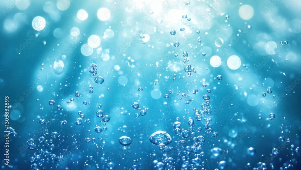 Abstract underwater scene with light and bubbles. Abstract underwater scene with light and bubbles.