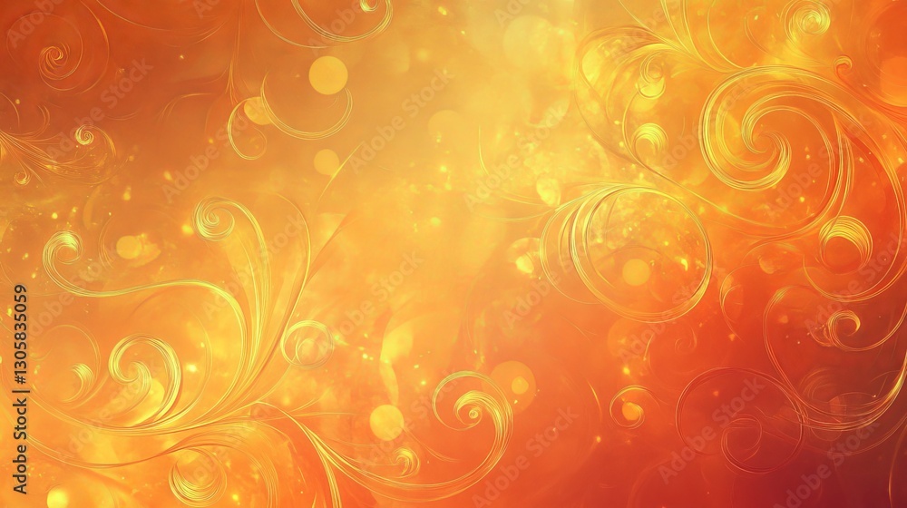 Warm sunset orange and amber swirls, glowing and rich with subtle glossy patterns Warm sunset orange and amber swirls, glowing and rich with subtle glossy patterns