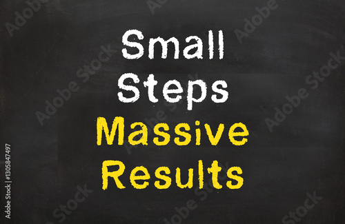 Small steps massive results