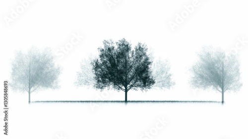 Wallpaper Mural Green tree in Spring Torontodigital.ca