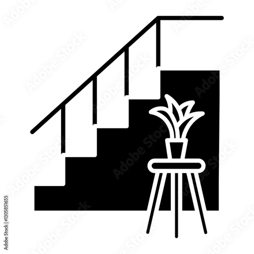interiors Solid icon