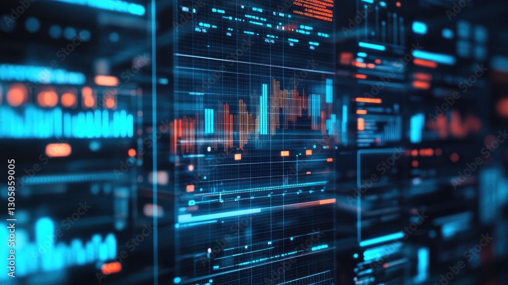 Smart business growth concept with digital innovation, economic success charts, and futuristic visuals. Smart business growth concept with digital innovation, economic success charts, and futuristic visuals.