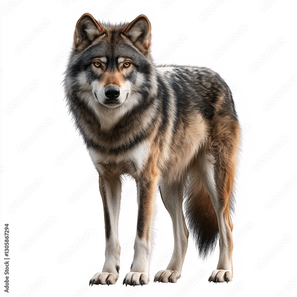 Stunning Portrait of a Wild Wolf: Exploring Canine Behavior and Predator Instincts in Deep Woods Wildlife Habitat Stunning Portrait of a Wild Wolf: Exploring Canine Behavior and Predator Instincts in Deep Woods Wildlife Habitat
