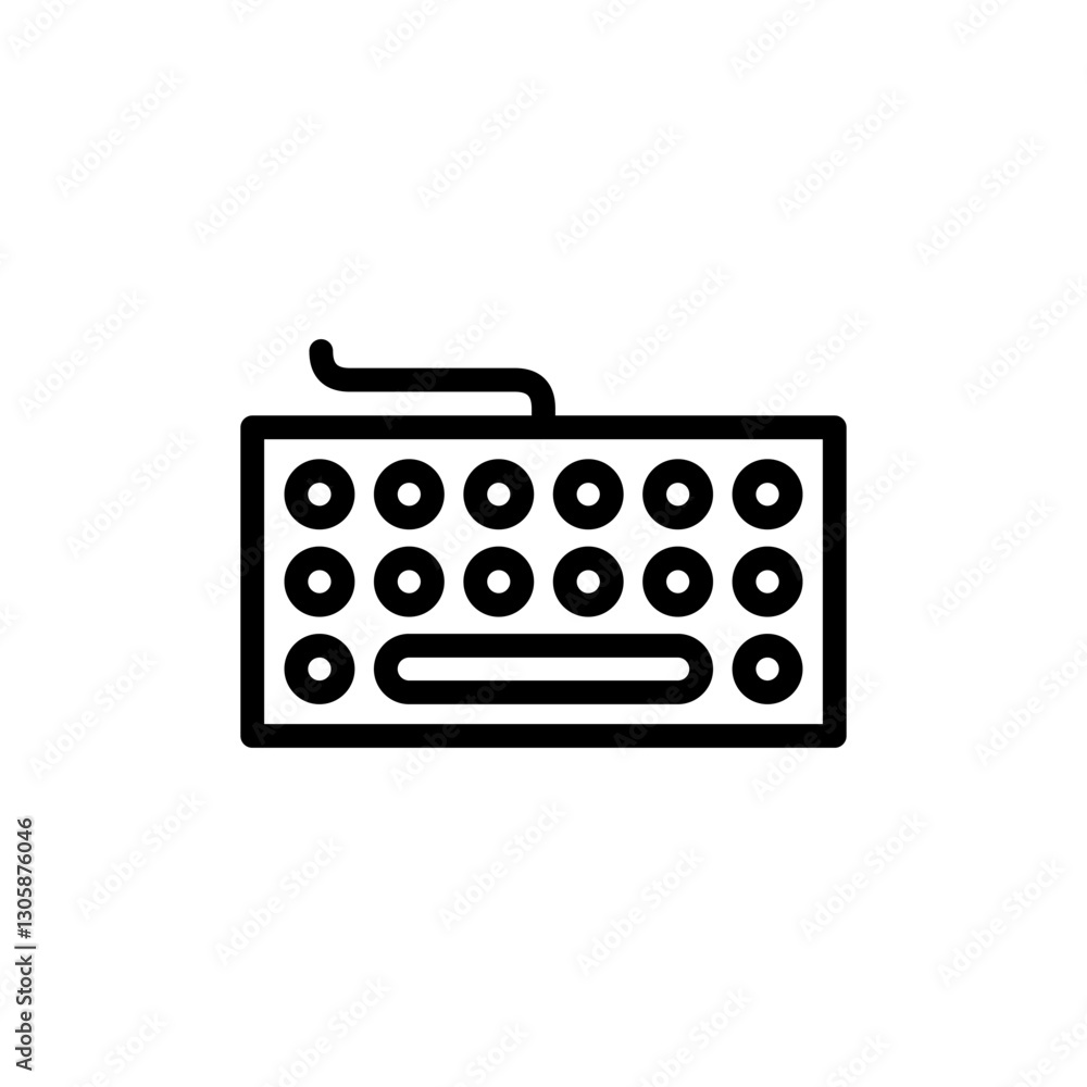 Keyboard icon vector illustration. keyboard sign and symbol Keyboard icon vector illustration. keyboard sign and symbol