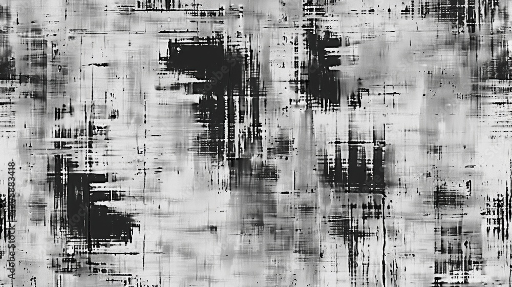 Fototapeta premium Abstract black and white textured background