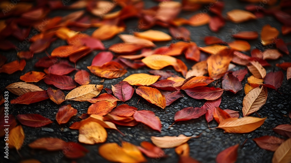Autumn Leaves Scattered on Ground Close Up Photography Autumn Leaves Scattered on Ground Close Up Photography