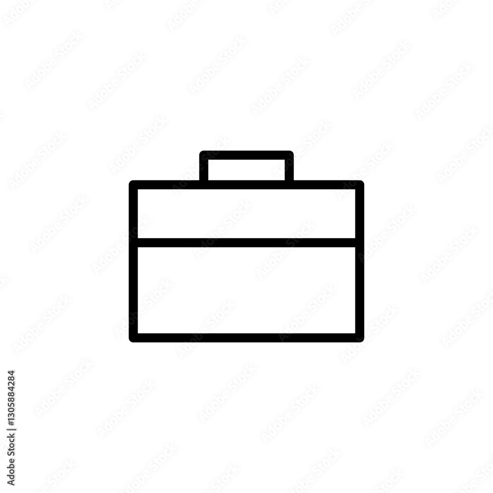 Briefcase icon logo design. suitcase sign and symbol. luggage symbol. Briefcase icon logo design. suitcase sign and symbol. luggage symbol.