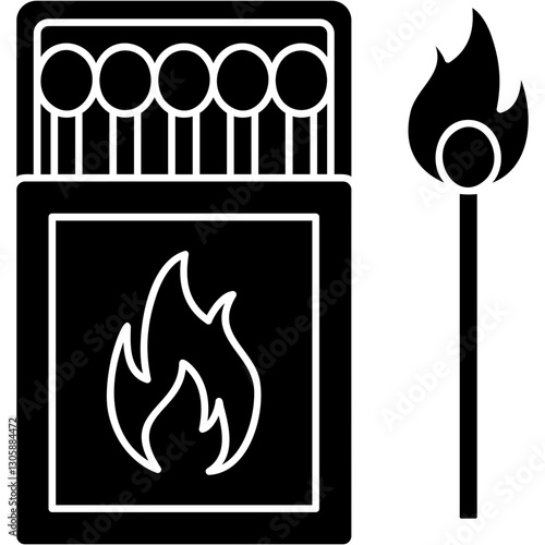 Flamable Solid Icon