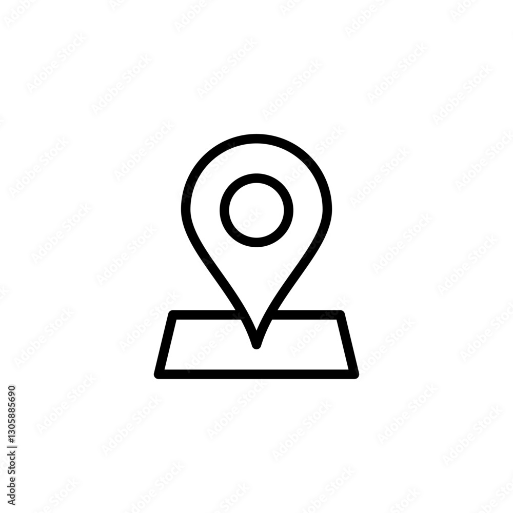 Maps and pin icon logo design. location sign and symbol. geo locate, pointer icon. Maps and pin icon logo design. location sign and symbol. geo locate, pointer icon.