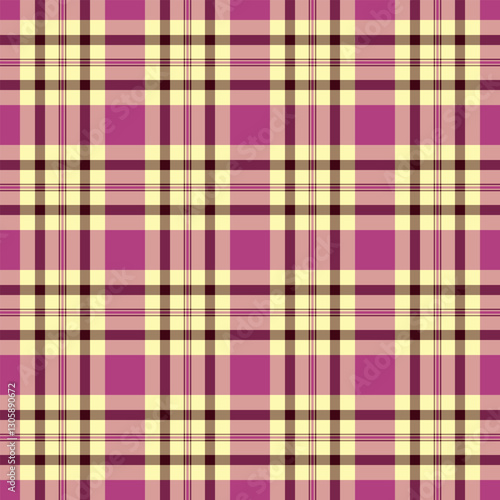 Versatile vector plaid fabric pattern, ideal for fashion designe