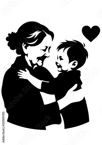 Grandma SVG, Grandmother Svg Bundle, Grandparents Day, Grandson Svg Bundle, Grandkids Svg, Grandmom Svg Clipart Vector, Grandmother Clipart, Grandparents Vector, Grandma Vector, Grandma Silhouette, Gr