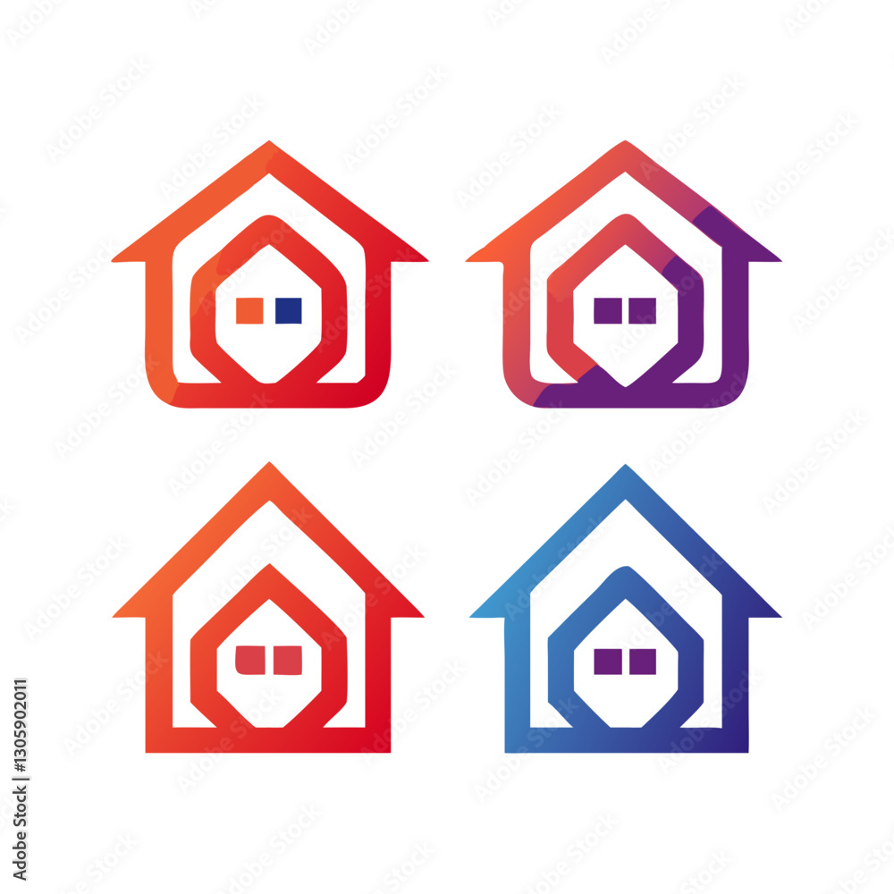 Home button icons set. Home page icon. Simple house symbols. Building icon. Vector illustration.
House icons set. Isolated outline house pictogram. Transparent estate symbol. Home sign in black. Real Home button icons set. Home page icon. Simple house symbols. Building icon. Vector illustration.
House icons set. Isolated outline house pictogram. Transparent estate symbol. Home sign in black. Real