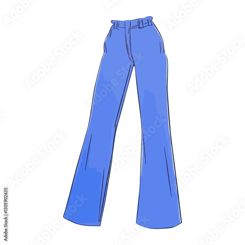 Pant pants illustration clothing vector