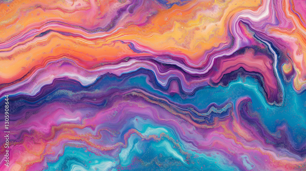 Illustration of various multi-colored veins. Illustration of various multi-colored veins.