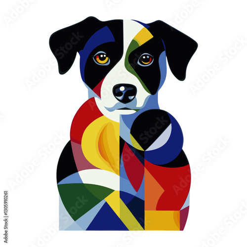 Dog art illustration animal vector