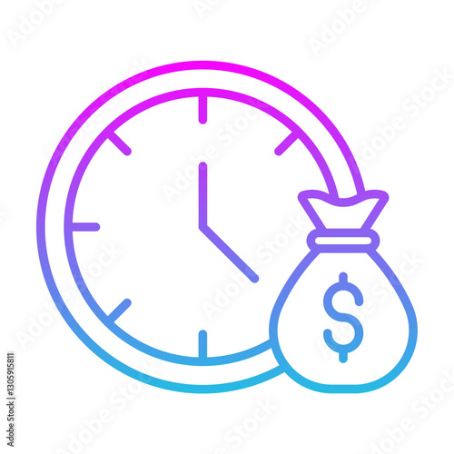 Time Is Money Icon