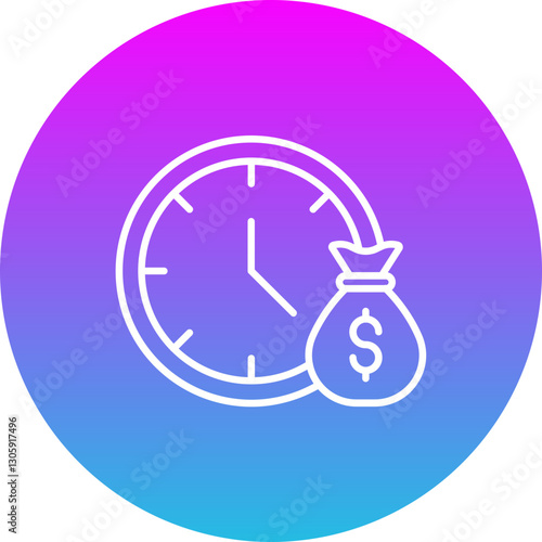 Free Download Time Is Money Icon - GFXLoad