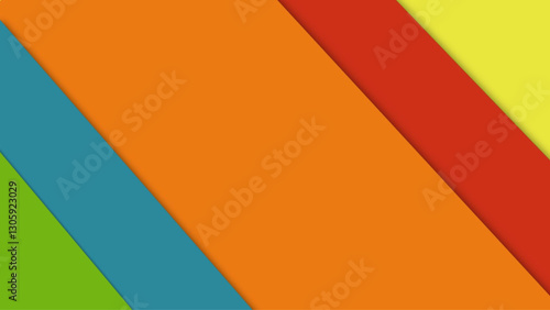 Free Download Abstract Overlapping Shapes Merge Harmoniously, Highlighting Clean Edges and Seamless Design Creativity - GFXLoad