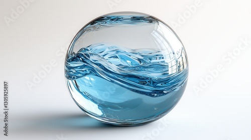 Wallpaper Mural Sphere of Water, Liquid, Abstract Torontodigital.ca