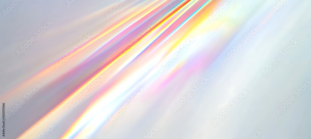 Blurred rainbow light refraction texture overlay effect for photo and mockups. Organic drop diagonal holographic flare on a white wall. Shadows for natural light effects,
Blurred rainbow light refraction texture overlay effect for photo and mockups. Organic drop diagonal holographic flare on a white wall. Shadows for natural light effects,