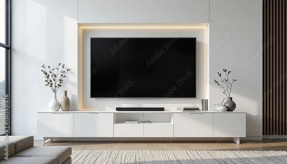 Fototapeta premium Elegant minimalist interior photography