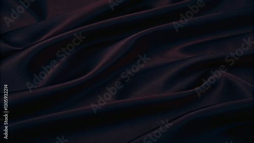 Wallpaper Mural Deep Plum Satin Fabric Drape Close-up Torontodigital.ca